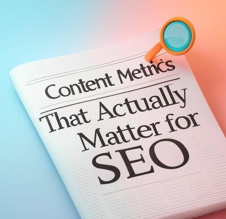 A newspaper and a magnifying glass over a colorful background, symbolizing a deep look into Your content strategy metrics are probably lying to you. Ditch the vanity numbers for the data that actually drives business growth. An expert shares what to track.